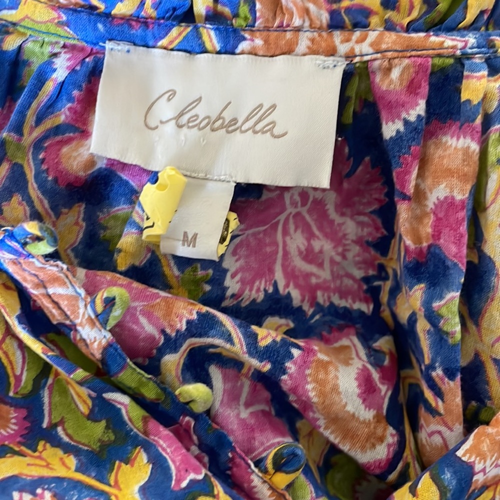 CLEOBELLA dress 
Cleobella
Marci Puff-Sleeve Floral Mini Dress kaftan - Picture 9 of 11